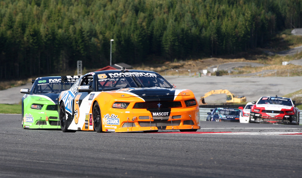 Casper Elgaard tog føringen fra start til slut.
(Foto: Motorsporten.dk)